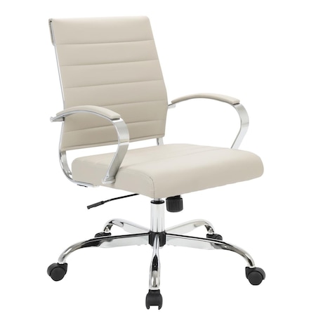 Kd Benmar Leather Office Chair, Tan KD2428450